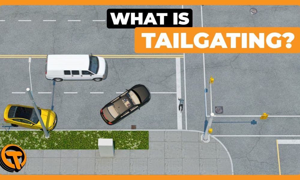 what is tailgating in driving